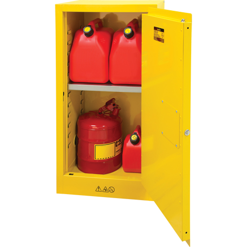 Armoire pour produits inflammables, 16 gal., 1 Porte(s), 23" La x 44" h x 18" p MAS Chibougamau