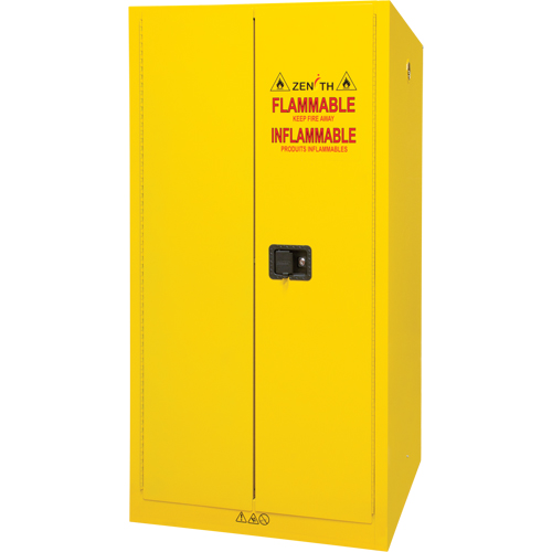Flammable Storage Cabinet, 60 gal., 2 Door, 34" W x 65" H x 34" D MAS Chibougamau