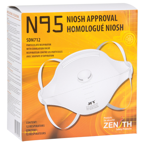 Respirateur contre les particules, N95, Certifi&eacute; NIOSH, Moyen/grand MAS Chibougamau