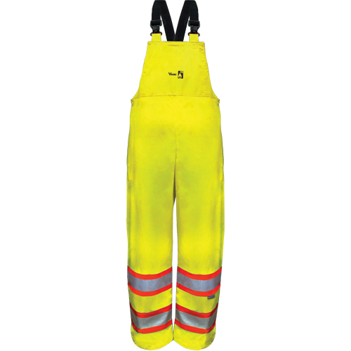 Pantalons &agrave; bavette de s&eacute;curit&eacute; imperm&eacute;ables ignifuges haute visibilit&eacute; en polyur&eacute;thane, 4T-Grand MAS Chibougamau