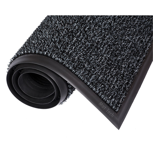 Tapis Astro-Plus, Poly&eacute;thyl&egrave;ne, Grattoir Type, Motif Textur&eacute;, 6-3/10' x 8', Brun MAS Chibougamau