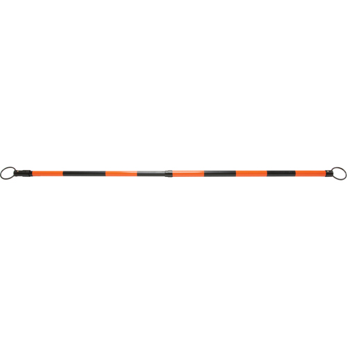 Barre pour c&ocirc;ne de circulation r&eacute;tractable, Longueur d&eacute;ploy&eacute;e de 7' 5'', Noir/Orange MAS Chibougamau