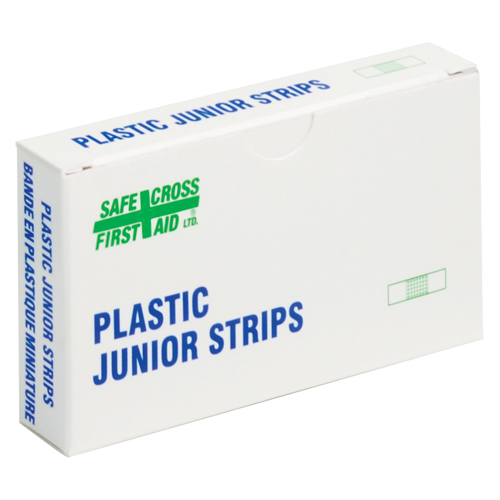 Bandages en bandes Juniors, Rectangulaire/carr&eacute;e, 1-1/2", Plastique, Non st&eacute;rile MAS Chibougamau