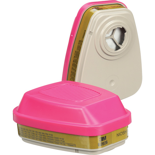 Cartouches pour respirateur s&eacute;rie 6000, Cartouche gaz/vapeur, Gaz multiples/Vapeurs/P100 MAS Chibougamau