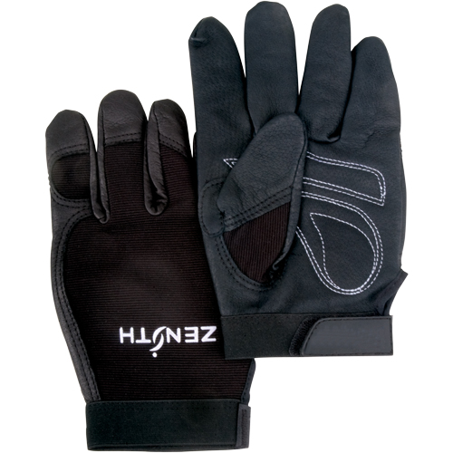 Gants pour m&eacute;canicien ZM300, Paume Cuir fleur de vache, Taille Moyen MAS Chibougamau