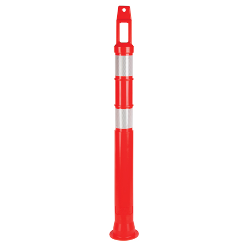 Poteau d&eacute;lin&eacute;ateur de premi&egrave;re qualit&eacute;, 42" h, Orange MAS Chibougamau