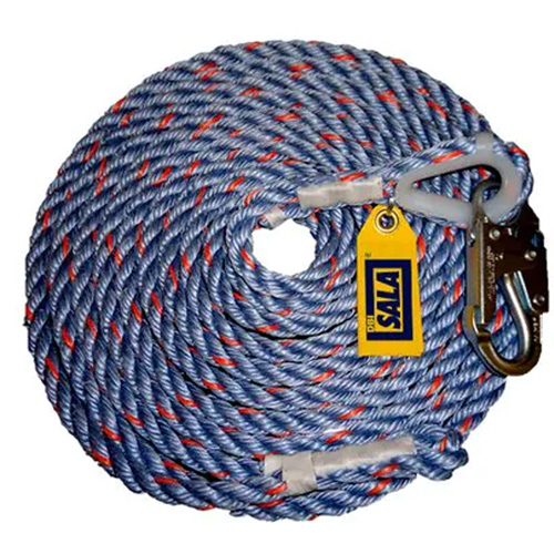 Corde de sauvetage avec mousqueton MAS Chibougamau