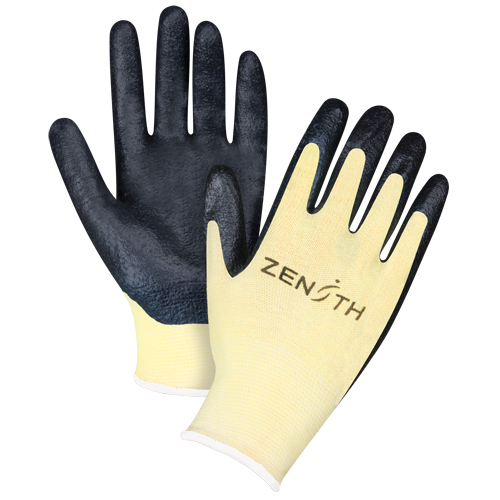 Gants r&eacute;sistants &agrave; la coupe avec prise sup&eacute;rieure, Taille 12/3T-Grand, Calibre 13, Rev&ecirc;tement Mousse de nitrile, Enveloppe en Aramide, ANSI/ISEA 105 niveau 3/EN 388 niveau 5 MAS Chibougamau
