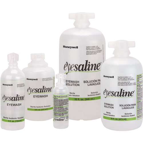 Bouteilles de solution saline pour douche oculaire, Bouteille Plein, 32 oz MAS Chibougamau