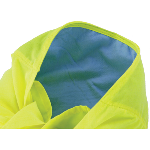 Chill-Its&reg; 6710CT Cooling Triangle Hats, High Visibility Lime-Yellow MAS Chibougamau