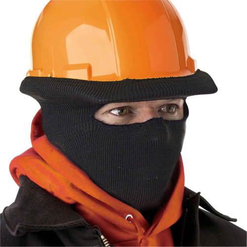 Coiffe extensibles &agrave; enfiler pour casques de s&eacute;curit&eacute;, Taille unique, Noir MAS Chibougamau