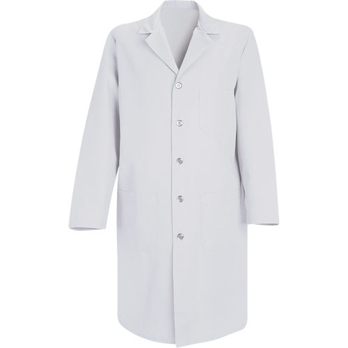 Lab Coats, Poly-Cotton, 32, White MAS Chibougamau