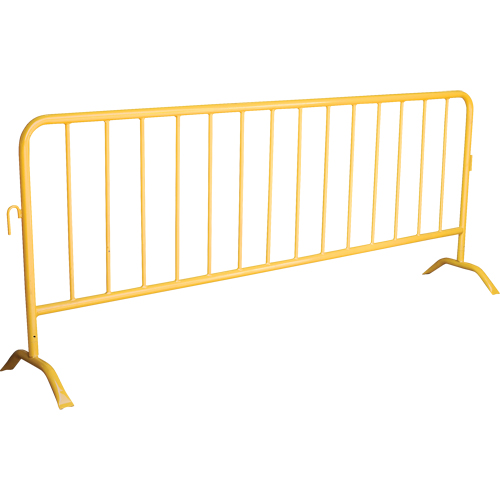 Barri&egrave;re portative, Emboîtables, 102" lo x 40" h, Jaune MAS Chibougamau