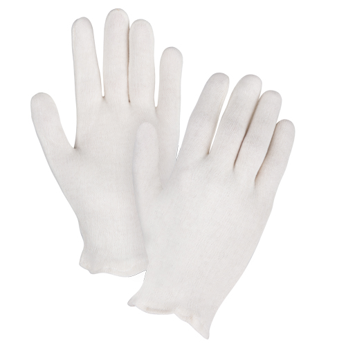 Gants d'inspection de poids moyen, Poly/coton, Poignet &agrave; ourlet, Dames MAS Chibougamau