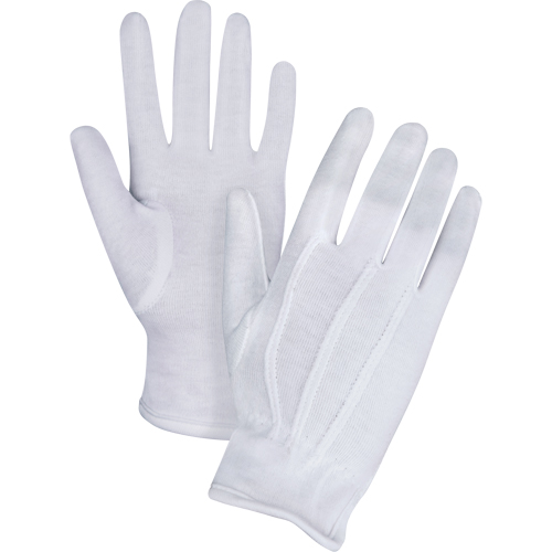 Parade/Waiter's Gloves, Cotton, Hemmed Cuff, X-Large MAS Chibougamau