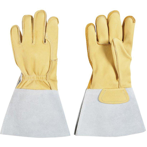 Welding Gloves, Grain Cowhide, Size Small MAS Chibougamau