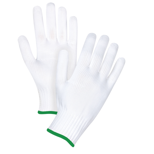 Gants tricot&eacute;s sans couture, Polyester, Calibre 10, Moyen MAS Chibougamau