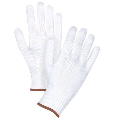 Seamless String Knit Gloves, Polyester, 10 Gauge, Large MAS Chibougamau