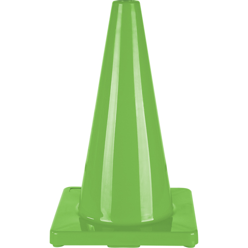 C&ocirc;ne de couleur pour la signalisation, 18", Vert MAS Chibougamau