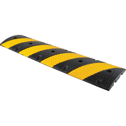 Speed Bump, Rubber, 4' L x 11-3/4" W x 2" H MAS Chibougamau