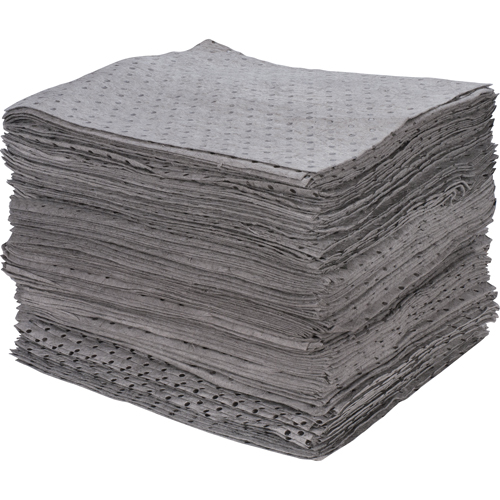 Premium Bonded Sorbent Pads, Universal, 15" x 17", 30 gal. Absorbancy MAS Chibougamau