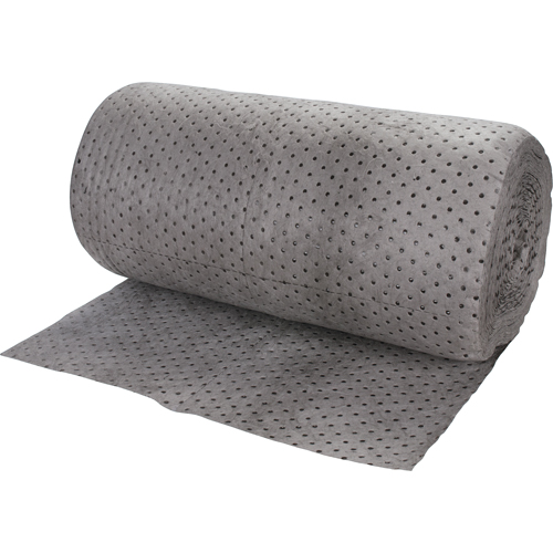 Rouleaux absorbants li&eacute;s de premi&egrave;re qualit&eacute;, Poids moyen, 150' lo x 30" la, Absorption 40 gal. MAS Chibougamau