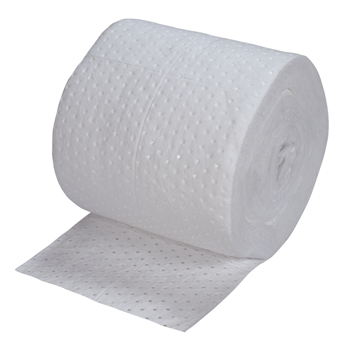 Rouleaux absorbants li&eacute;s de premi&egrave;re qualit&eacute;, Lourd, 150' lo x 15" la, Absorption 25 gal. MAS Chibougamau