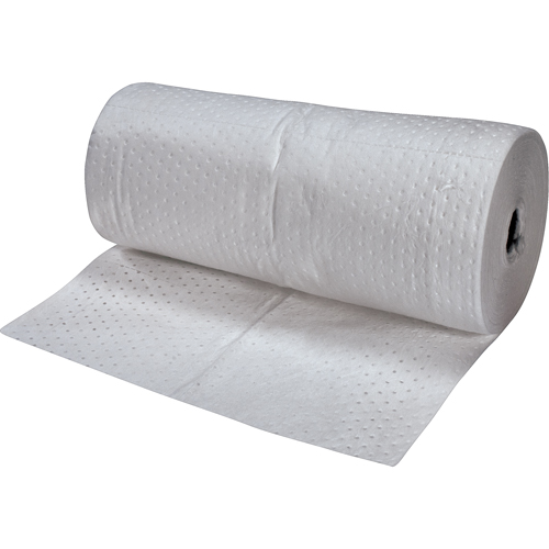 Feuilles absorbantes en fibres fines de premi&egrave;re qualit&eacute;, Poids moyen, 150' lo x 30" la, Absorption 40 gal. MAS Chibougamau
