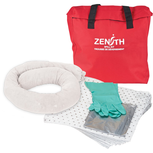 Trousse &eacute;conomique de lutte contre les d&eacute;versements, Huile seulement, Sac, Absorbance de 5 gal. US MAS Chibougamau