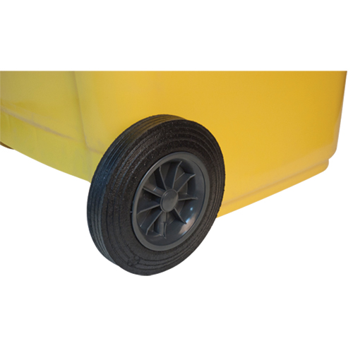 Contenant jaune mobile, Polyur&eacute;thane, 63 gallons/63 gal. US MAS Chibougamau