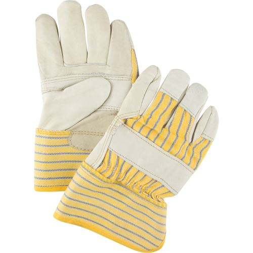 Gants d'ajusteur doubl&eacute;s pour l'hiver &agrave; chaleur sup&eacute;rieure, Grand, Paume en Cuir fleur de vache, Doublure en Thinsulate MAS Chibougamau