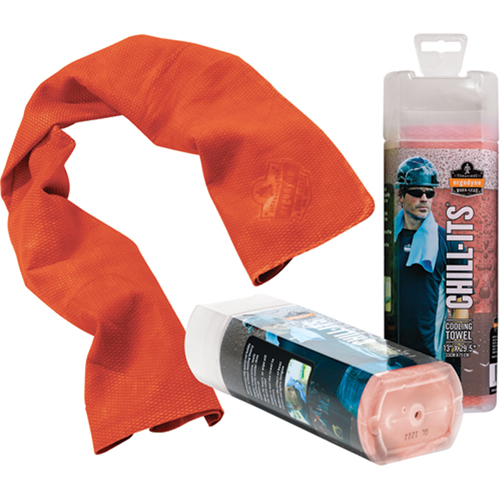 Serviettes de refroidissement 6602 Chill-Its, Orange haute visibilit&eacute; MAS Chibougamau