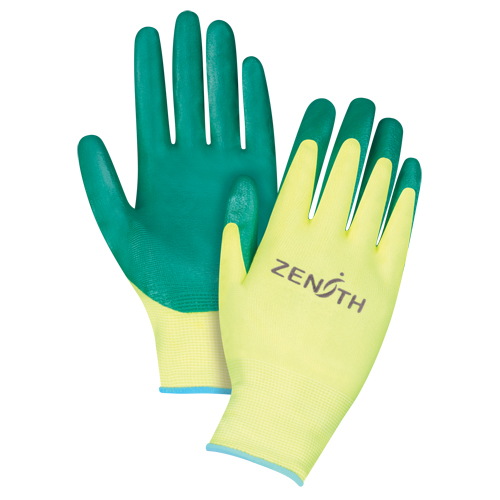 Gants de premi&egrave;re qualit&eacute; ZX-3, 10/T-Grand, R&ecirc;vetement Nitrile, Calibre 15, Enveloppe en Nylon MAS Chibougamau
