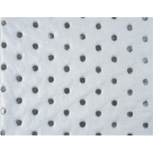 Feuilles absorbantes en fibres fines de calibre industriel, Huile seulement, 15" x 17", 40 gal. d'absorption MAS Chibougamau