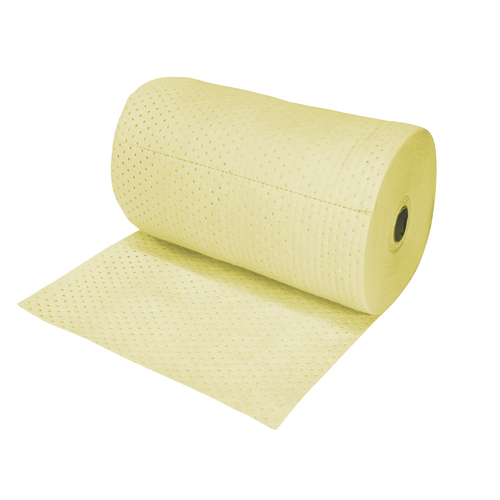Rouleaux absorbants en fibres fines de calibre industriel, Poids moyen, 150' lo x 30" la, Absorption 50 gal. MAS Chibougamau