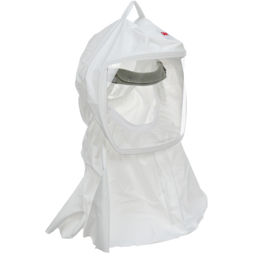 Cagoule Versaflo de haute durabilit&eacute; avec coiffe int&eacute;gr&eacute;e, Grand/Moyen, Coiffe souple, Bavette Simple MAS Chibougamau