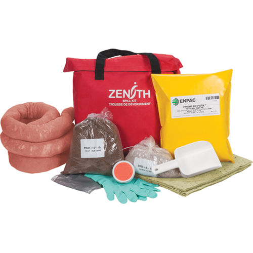 Western Canada Spill Kit, Hazmat, Bag, 17 US gal. Absorbancy MAS Chibougamau
