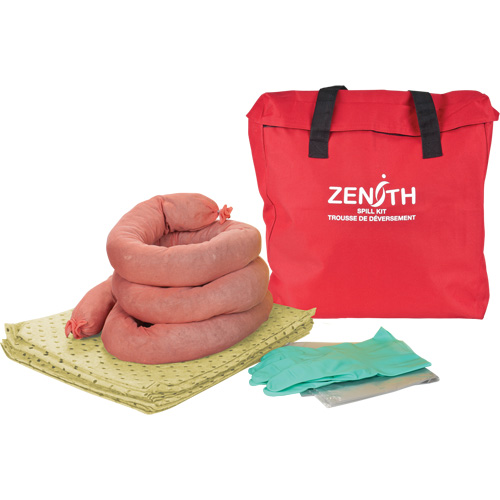 Trousse &eacute;conomique de lutte contre les d&eacute;versements, Mati&egrave;res dangereuses, Sac, Absorbance de 5 gal. US MAS Chibougamau
