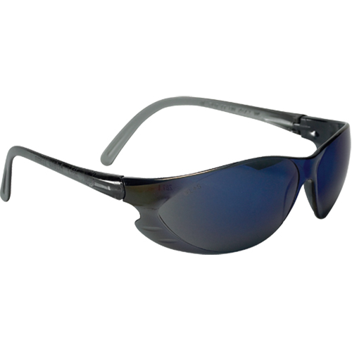 Blue Mirror Safety Glasses, Blue/Mirror Lens, Anti-Scratch, Meets/Exceeds CSA Z94.3 MAS Chibougamau