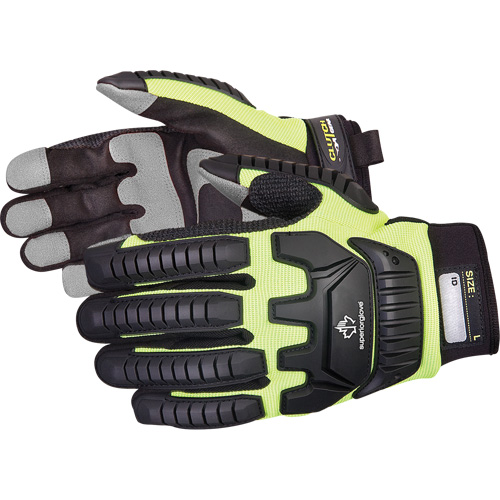 Gants de m&eacute;canicien r&eacute;sistants aux chocs Clutch Gear, Paume PVC, Taille Petit MAS Chibougamau