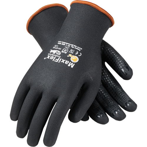 Gants ATG MaxiFlex Endurance 34-8745, 7/Petit, R&ecirc;vetement Mousse de nitrile, Calibre 15, Enveloppe en Nylon MAS Chibougamau