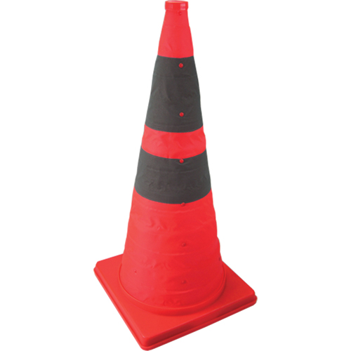 Collapsible Lighted Cone, 28" H, Orange MAS Chibougamau