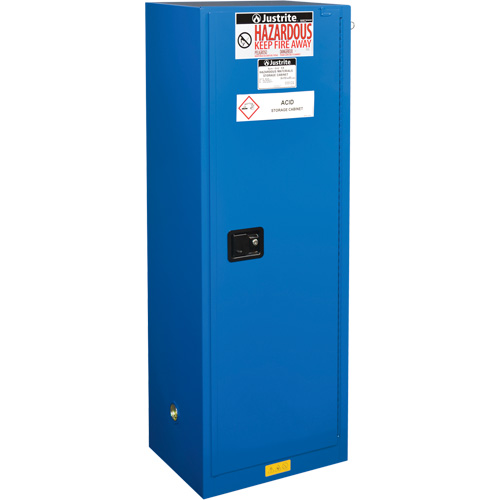 Armoires &eacute;troite pour rangement de mati&egrave;res dangereuses Sure-Grip Ex, 22 gal., 23,25" x 65" x 18" MAS Chibougamau
