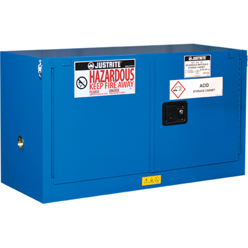 Armoires empil&eacute;es doubl&eacute;es pour rangement de mati&egrave;res dangereuses Chem-Cor, 17 gal., 43" x 24" x 18" MAS Chibougamau