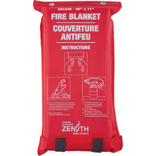 Couverture anti-feu, Fibre de verre, 60"la x 71"lo MAS Chibougamau