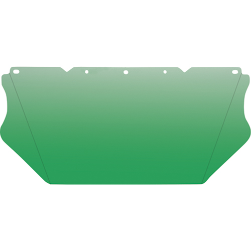 V-Gard&reg; Visor for General Purpose Applications, Polycarbonate, Green Tint MAS Chibougamau