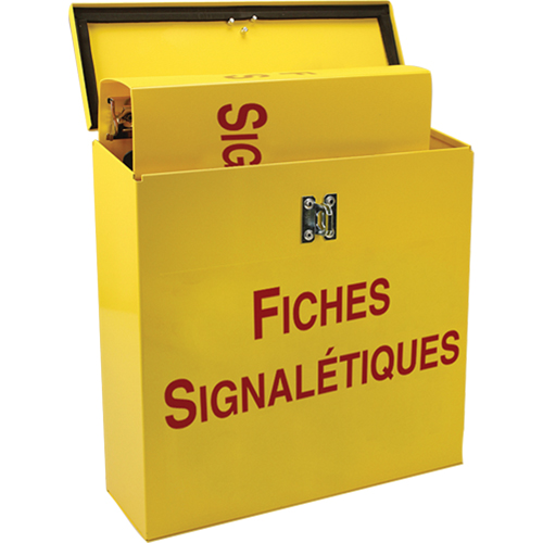 Boîte pour documents de s&eacute;curit&eacute; pour le chantier, Français, Compris reliures MAS Chibougamau