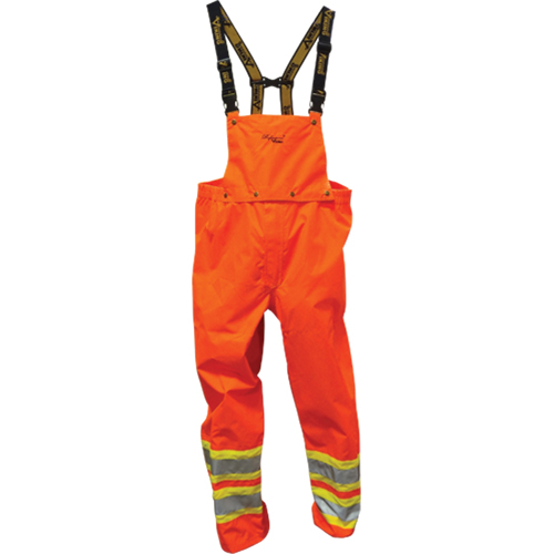 Safety Rainwear, X-Large, Polyester/PVC, Orange MAS Chibougamau