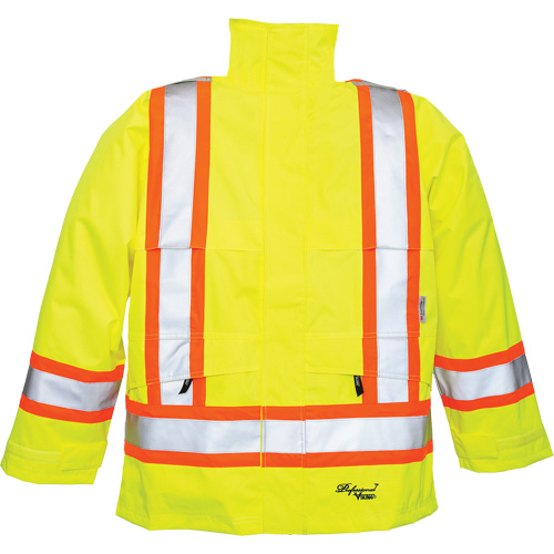 Manteaux 300 deniers Professional Journeyman, Polyester, Petit, Jaune lime haute visibilit&eacute; MAS Chibougamau