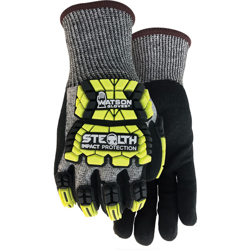 Gants antichocs Stealth Hellcat, Petit, Paume en PEHP, Poignet Poignet en tricot MAS Chibougamau